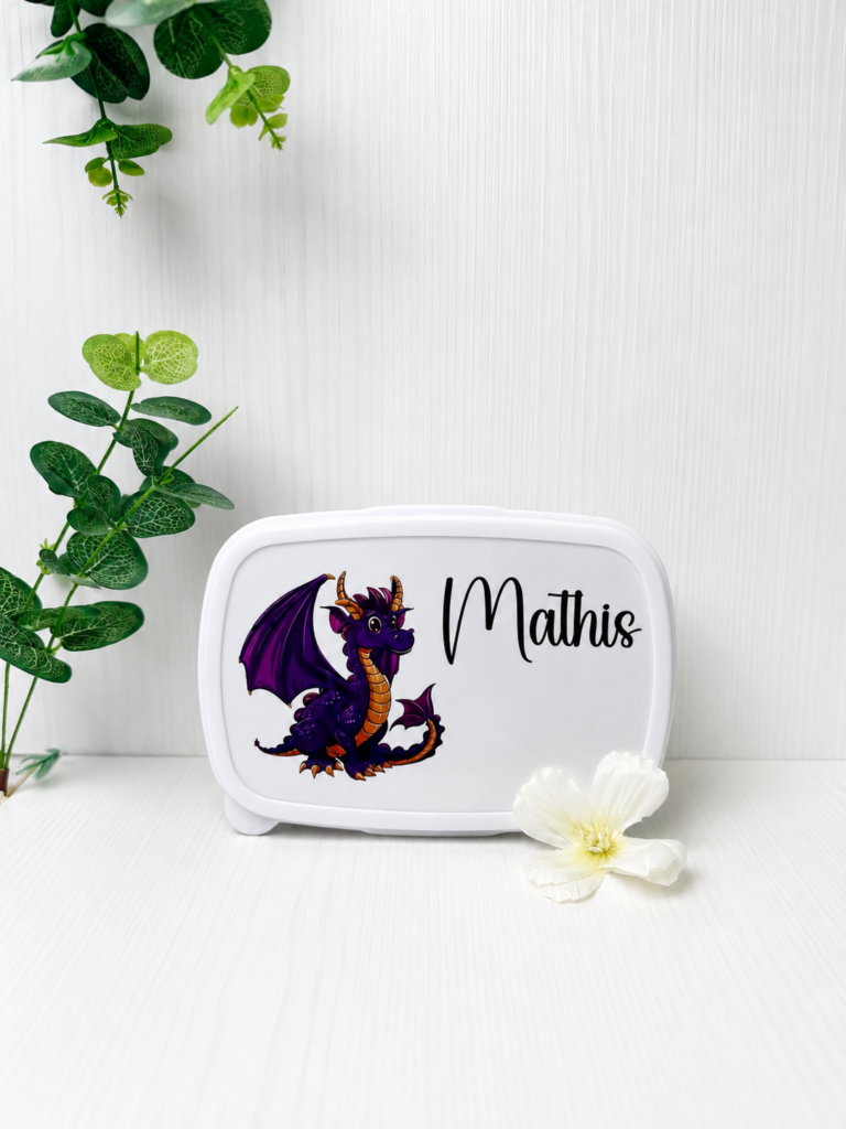 Boîte à goûter personnalisé — Cyntia Créations