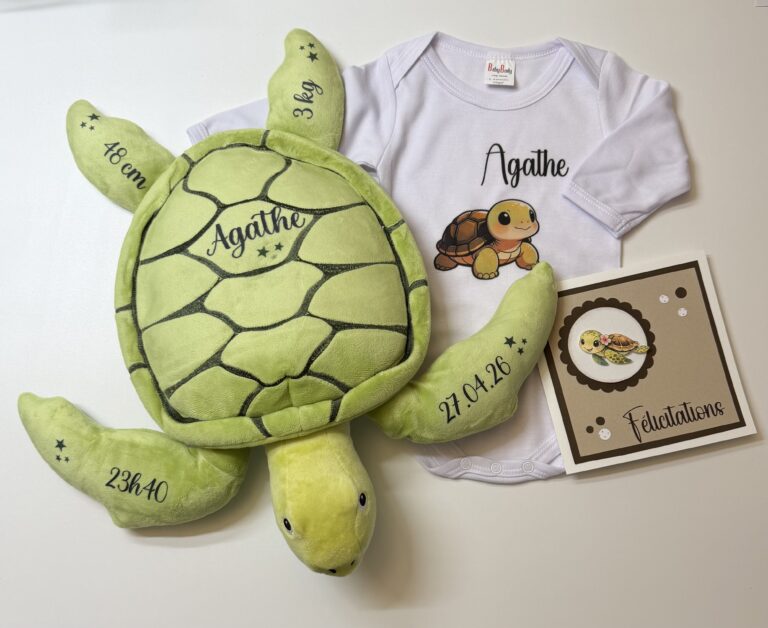 Coffret de naissance personnalisé — Cyntia Créations