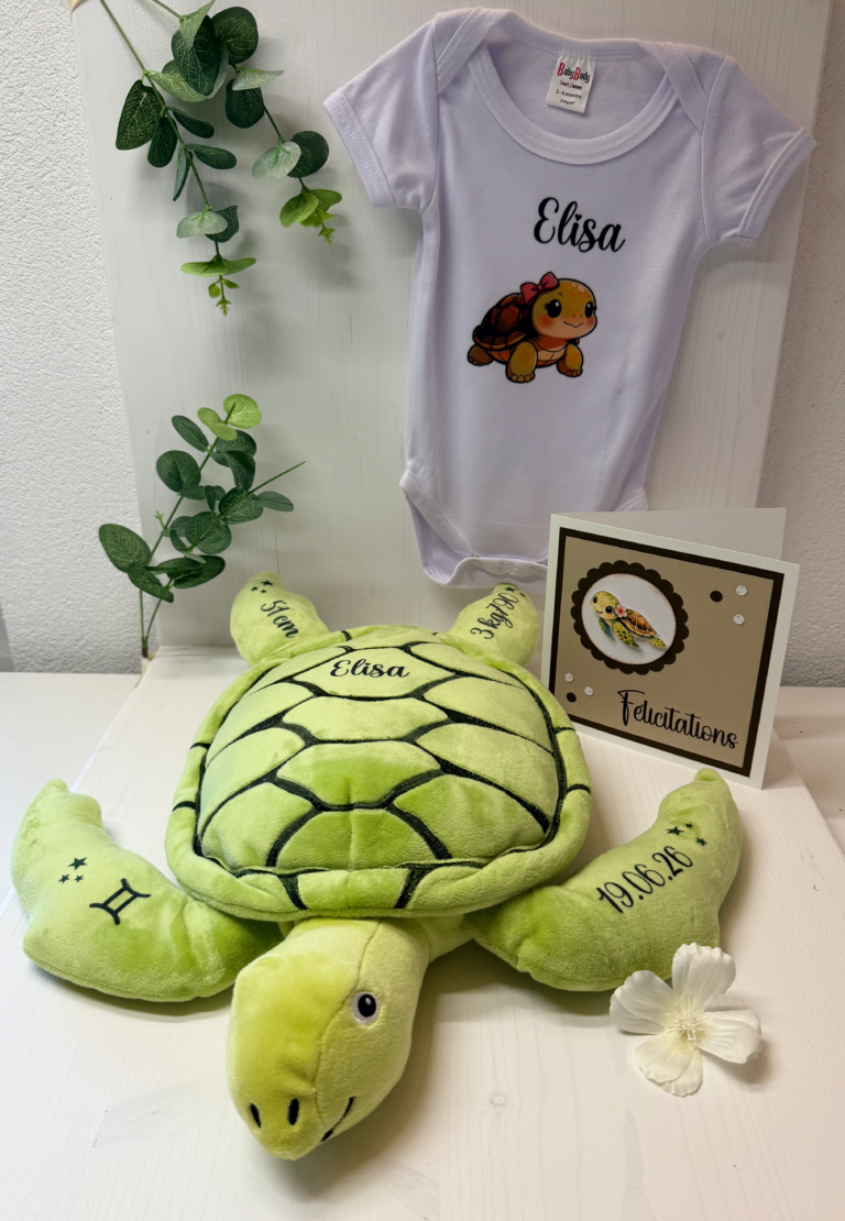 Coffret de naissance personnalisé — Cyntia Créations