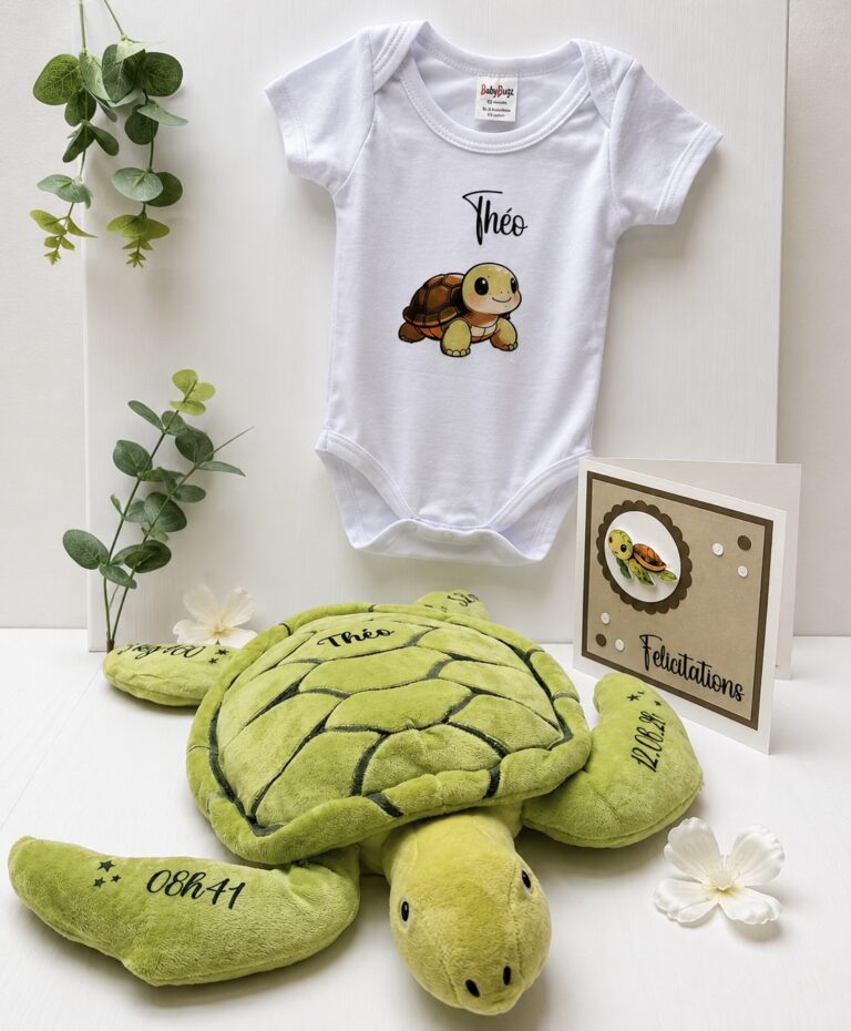 Coffret de naissance personnalisé — Cyntia Créations