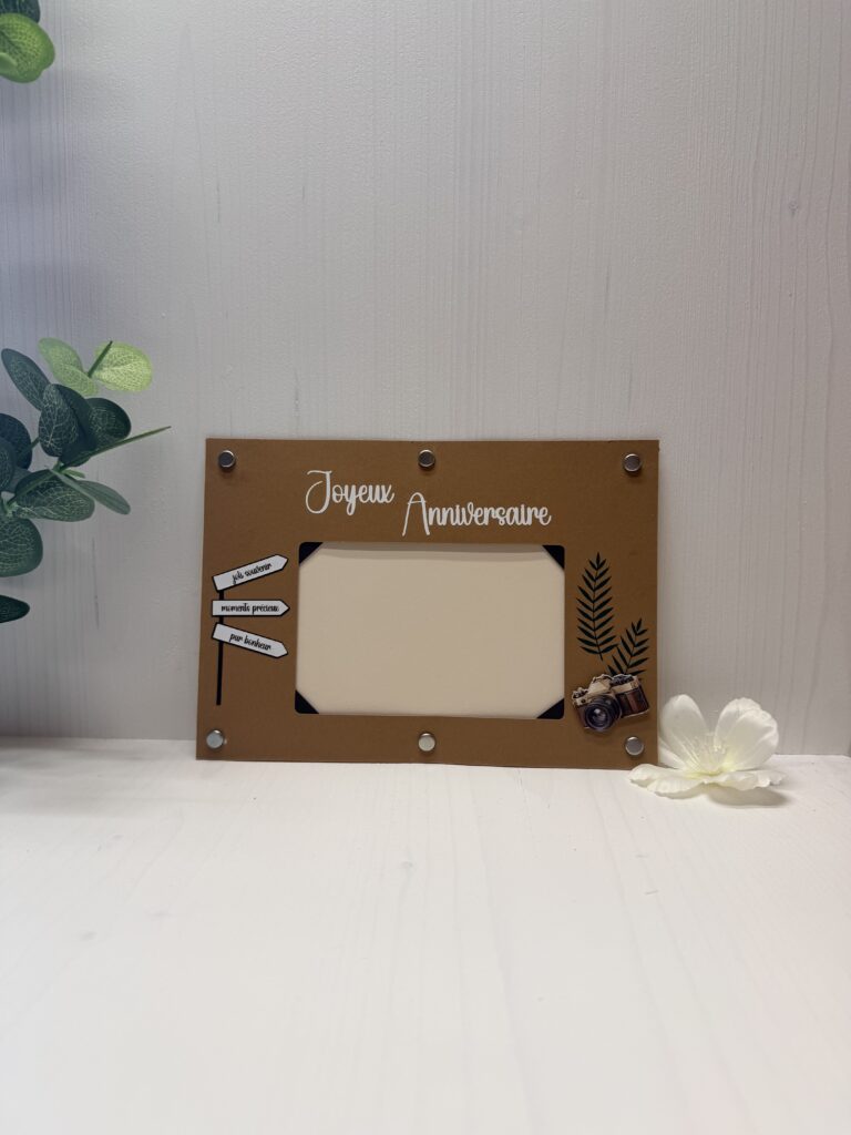 Carte cadeau Double Bonheur Cyntia Créations — version anniversaire