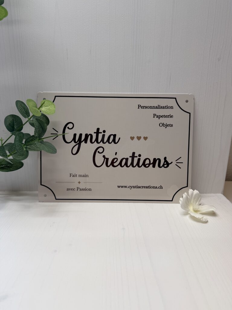 Plaque de rue personnalisé — Cyntia Créations