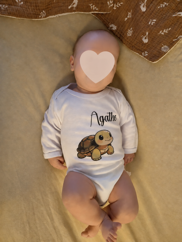 Body bébé personnalisé — Cyntia Créations