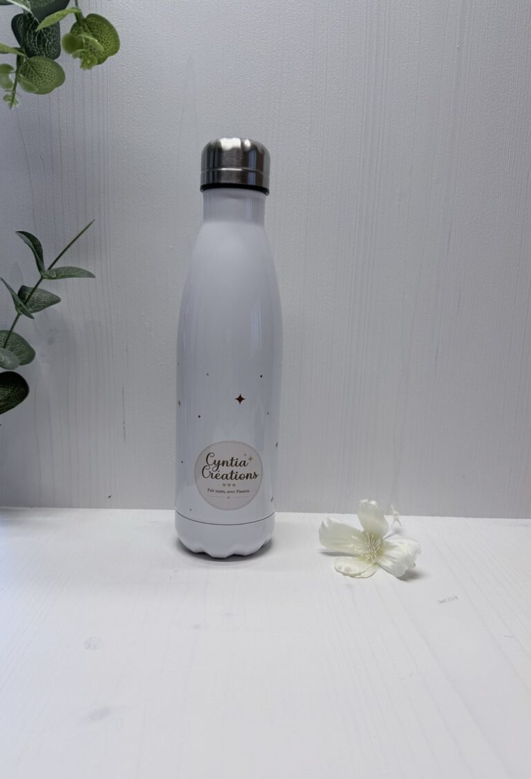 Création sur mesure Cyntia Créations — gourde isotherme