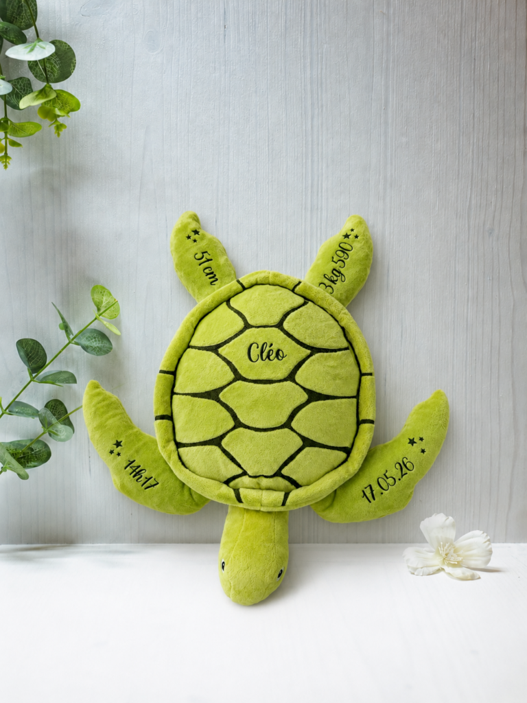 Peluche tortue personnalisé — Cyntia Créations