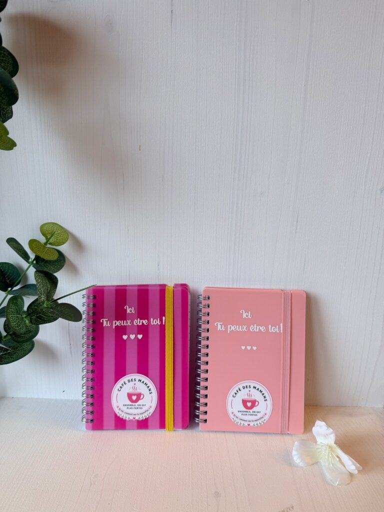 Création sur mesure Cyntia Créations — carnets du Café des Mamans