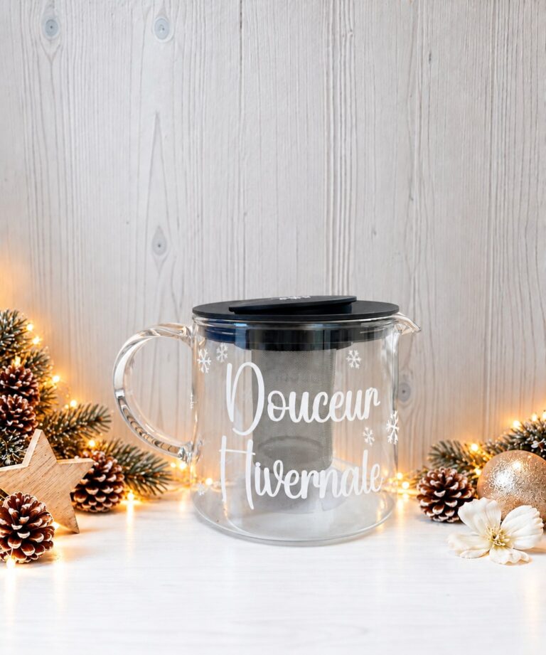 Théière « Douceur Hivernale » — Cyntia Créations